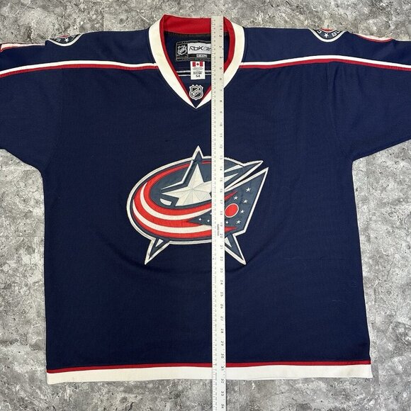 REEBOK Rick Nash #61 Columbus Blue Jackets Hockey Jersey - Size 54 XL - Picture 7 of 7